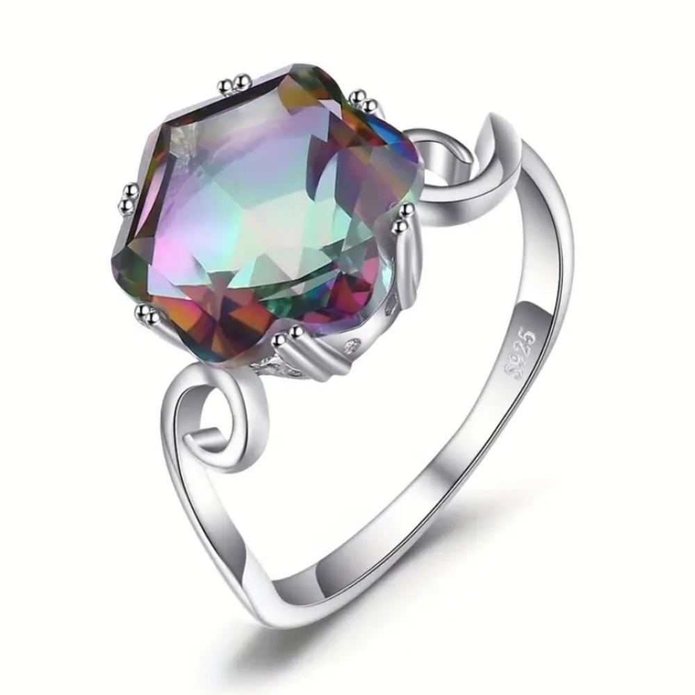 VQ Sterling Silver Ring